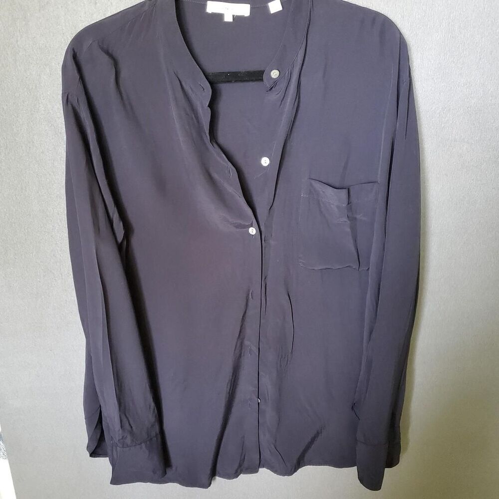 Vince L Women's Black Blouse